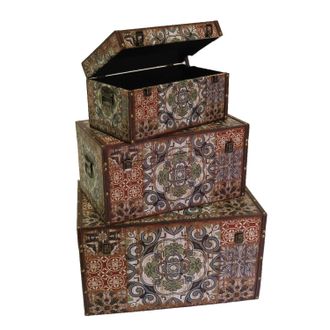 Vacchetti Vacchetti - Ba&uacute;l Ecopiel 1-3 Rectangular Mandalacm59x36h33