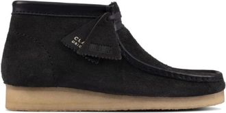 Clarks Su&egrave;de Bovenwerk met Zool - Heren - Veterlaarzen - Zwart - 41 1/2 EU - Su&egrave;de - Schoenen