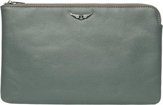 Zadig&Voltaire Uma Wings Grained Leather Pouch