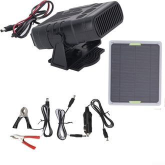 OEM Panneau Chauffant Solaire 12 V 2 A Para Serres, Nichos Y Poulaillers - Abs/polisilicio, (26 X 19 X 10 Cm, Negro)