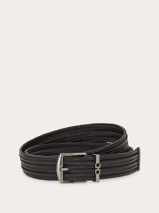 Ferragamo Men Woven belt Brown