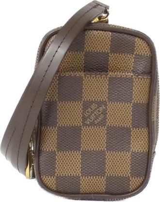 Louis Vuitton Ebene Coated Canvas Pouch (Pre-Owned)