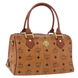 MCM Pre-owned Handbags, female, Brown, Size: ONE SIZE Pre-owned Hand Bag