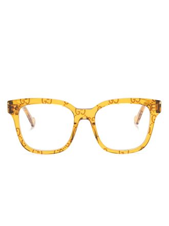 Gucci square-frame sunglasses - 012 YELLOW