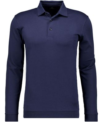 Ragman Poloshirt RAGMAN, Herren, Gr. Blacklist, blau (dunkelblau, 711), Baumwolle, regular fit, ohne Ausschnitt, Shirts Poloshirt