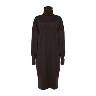 Wolford Kleedjes, Dames, Bruin, S, Wol, Merino Wol Trui Jurk