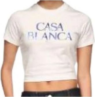 Casablanca T-Shirts - Dames - T-shirts - Wit - M - Tops