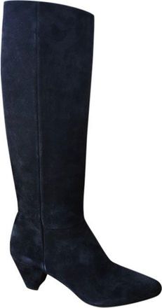 Miu Miu black suede long boots Size 39