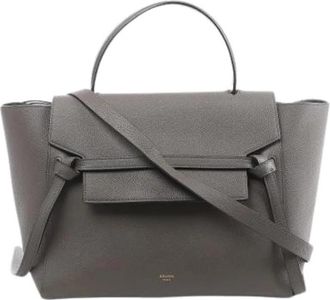 Celine Pre-owned Mini Belt Bag - Dames - Vintage Handtas - Grijs - ONE Size - Leer - Vintage