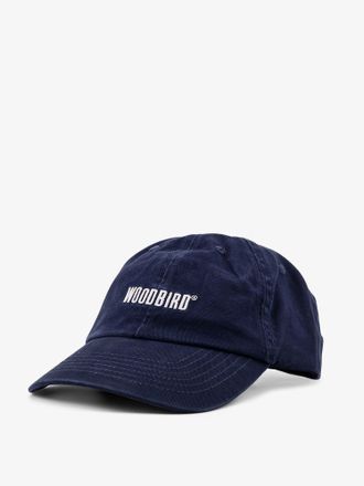 Woodbird Mens Core Twill Cotton Baseball Hat Blue