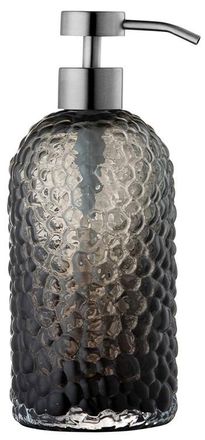 AYTM Design Seifenspender Arura Schwarz/Silber - &oslash; 10.7 x 20 cm