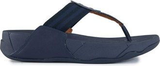 FitFlop Fitflop Womens Walkstar Wedge Sandals - Blue Textile - Size UK 7
