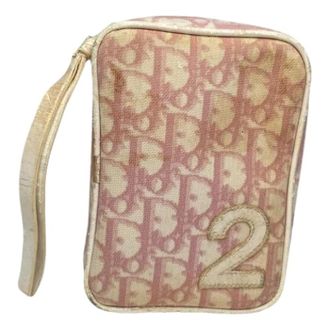 Dior Pre-owned Leren Clutch - Dames - Pre-owned - Roze - Maat: ONE Size Leer