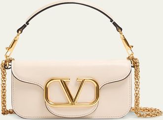 Valentino Garavani Loco Small VLOGO Calfskin Shoulder Bag