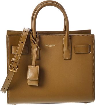 Saint Laurent Nano Sac De Jour Leather Satchel