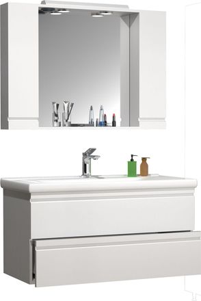 ebuy24 3 Unids. Lavabo Silora Xl 125x100x46 - Vcm