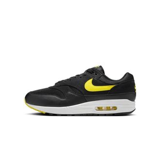 Nike Fitness, Heren, Zwart, 38 1/2 EU, Leer, Air Max 1 Essential