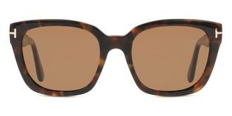 Tom Ford FT1216 HAYLAY Polarized 52H Womens Sunglasses Tortoiseshell Size 53