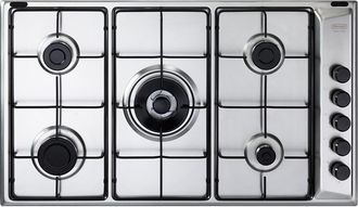 DeLonghi Placa De Cocina De Acero Inoxidable Empotrada Delonghi Fla 59 Dd 86 Cm A Gas 5 Fuegos