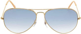 Ray-Ban Aviator Gradient Light Blue Gradient Unisex Sunglasses RB3025 001/3F 62
