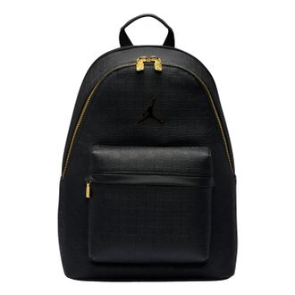 Nike Jordan Air Jordan Monogram Backpack 20L Black Gold HV1621-011