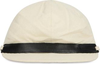 Alberta Ferretti Afgeronde wollen hoed - Dames - Petten - Wit - S - Wol - Accessoires