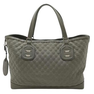 Gucci Pre-owned Bolso Tote de Nylon y Cuero GG Neoprene - Pre-owned - Mujer - Gris - ONE SIZE