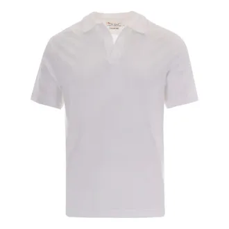 MC2 Saint Barth Polo Shirts, male, White, Size: XL Jeremy Jersey Terry Polo