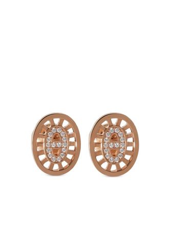 Hermès 18kt rose gold Chaîne dAncre diamond earrings