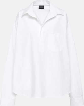 Balenciaga Oversized cotton poplin shirt