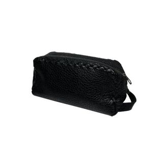 Bottega Veneta Vintage, unisex, Zwart, ONE Size, Leer, Pre-owned Leren Clutch