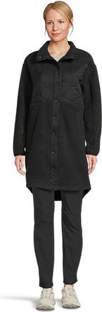 Columbia Cloud Pointtm Long Fleece Womens Coat Black : 2XL, Fleece/Polyester