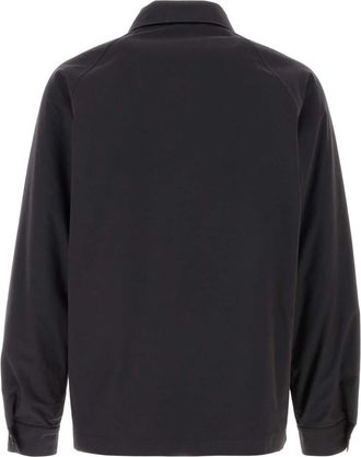 The Row Mens Pulp Jacket Gray Cotton Cashmere Elastane