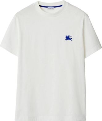 Burberry T-Shirts, male, White, Size: 2XL Knight T-shirt