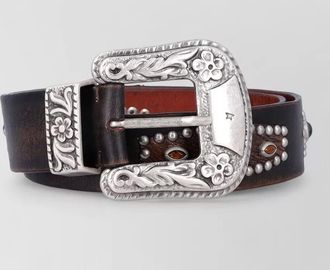 Golden Goose studded leather belt