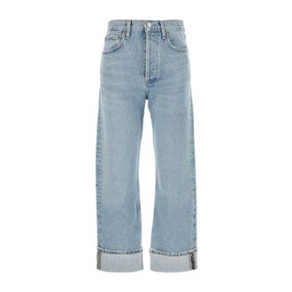 A Gold E Straight Jeans, female, Blue, Size: W29 Fran Low Slung Straight