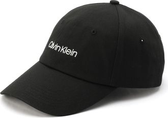 Calvin Klein Mens Embroidered Baseball Hat Cap, Black, One Size