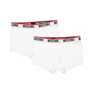 Moschino Bottoms, male, White, Size: 2XL Enhance Your Underwear with Stylish Boxer Shorts