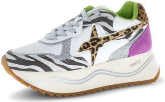 W6YZ Deva Sneaker in White/Black at Nordstrom, Size 11Us