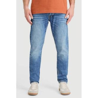 Chasin tapered fit jeans Crown Blaze mid blue denim