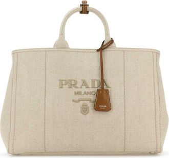 Prada Natural Logo Tote