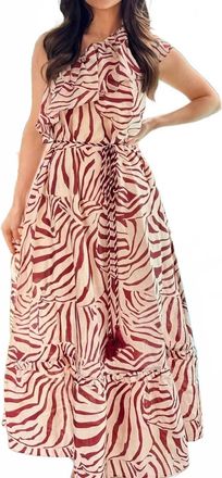 Marie Oliver Raya Maxi Dress In Lionfish