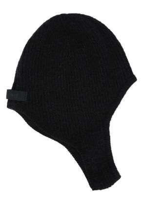 Jacquemus Black Textured Balaclava Hat