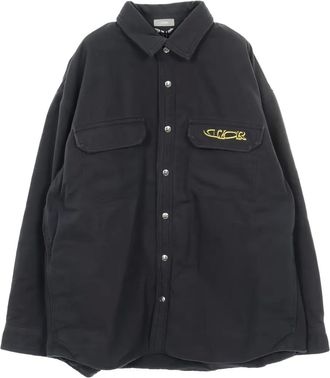 Dior 2020s logo-embroidered shirt - Black