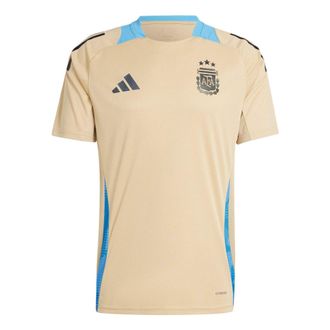 adidas Tiro 24 Competition Argentina Training Soccer Jersey Asia Sizing Beige Blue IQ0816