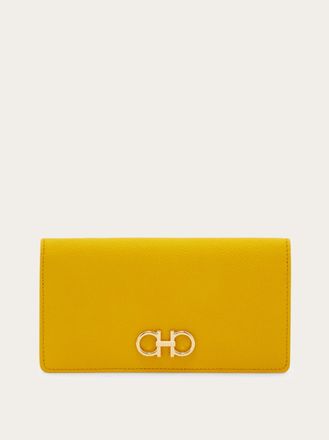 Ferragamo Women Gancini continental wallet Yellow