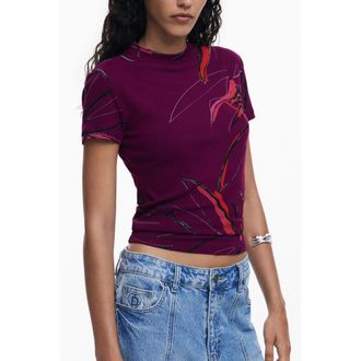 Desigual Elastane Womens T-Shirt
