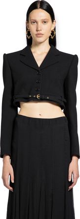 Chloé Cropped Spencer Jacket in Wool Crêpe