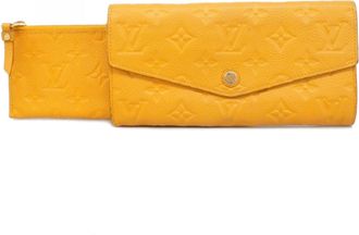 Louis Vuitton Saffron Long Wallet (Bi-Fold) (Pre-Owned)