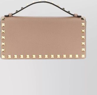 Valentino Garavani leather rockstud chain wallet